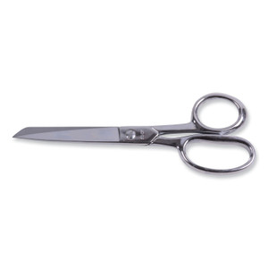 Clauss Hot Forged Carbon Steel Shears, 8" Long, 3.88" Cut Length, Straight Nickel Handle View Product Image