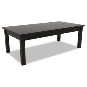 Alera Valencia Series Occasional Table, Rectangle, 47.25w x 19.13d x 16.38h, Black (ALEVA7548BK) View Product Image