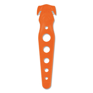 Westcott Safety Cutter, 1.2" Blade, 5.75" Plastic Handle, Orange, 5/Pack (ACM17521) View Product Image