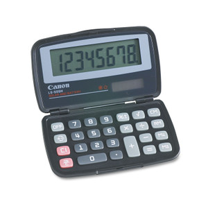 Canon LS555H Handheld Foldable Pocket Calculator, 8-Digit LCD (CNM4009A006AA) View Product Image