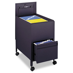 Safco Rollaway Mobile File Cart - 300 lb Load Capacity - 4 Casters - 2" Caster Size - Steel - 17" Width x 26" Depth x 28" Height Product Image 