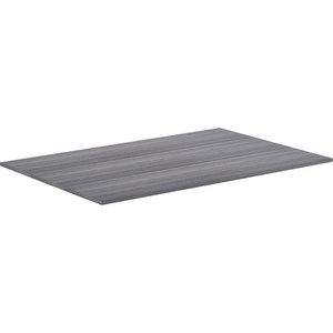 Lorell Revelance Conference Rectangular Tabletop - 1" Height x 71.6" Width x 47.3" Depth x 1" Thickness - Material: Laminate - Finish: Weathered Charcoal Product Image 