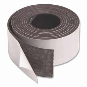 U Brands Magnetic Adhesive Tape Roll, 1" x 4 ft, Black Product Image 