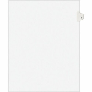 Avery Individual Legal Exhibit Dividers - Avery Style - 25 x Divider(s) - Printed Tab(s) - Character - D Product Image 