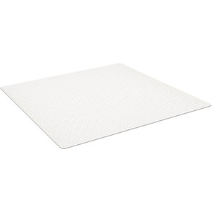 ES ROBBINS Everlife Chairmat - Chair, Home, Office, Medium Pile Carpet - 46" Width x 60" Depth - Rectangular - Vinyl - Clear Product Image 
