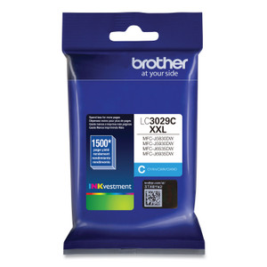 Brother LC3029C INKvestment Super High-Yield Ink, 1,500 Page-Yield, Cyan (BRTLC3029C) View Product Image