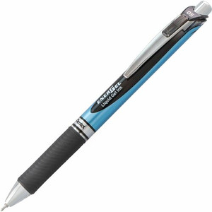 EnerGel EnerGel RTX Liquid Gel Pen - 0.5 mm Fine Needle Pen Point - Refillable - Retractable - Black Ink - Gel-based Product Image 