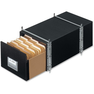 Bankers Box Staxonsteel File Storage Drawer System - Legal - Internal Dimensions: 15" Width x 24" Depth x 10.50" Height - External Dimensions: 17" Width x 25.5" Depth x 11.1" Height - Media Size Supported: Legal - Interlocking Closure Product Image 