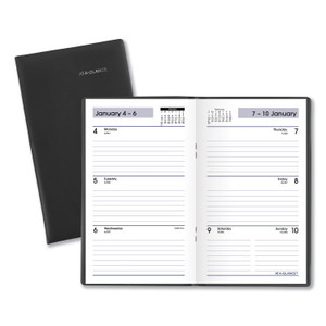 At-A-Glance Weekly Planner, Black, Pocket, 3 1/2" x 6" - Pocket - Julian Dates - Weekly - 12 Month - January 2026 to December 2026 (AAGSK4800) Product Image 