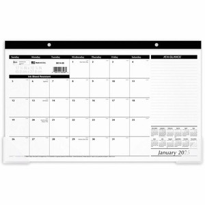 At-A-Glance Desk Pad Calendar - Julian Dates - Monthly - 12 Month - January 2026 to December 2026 - 1 Month Single Page Layout Product Image 