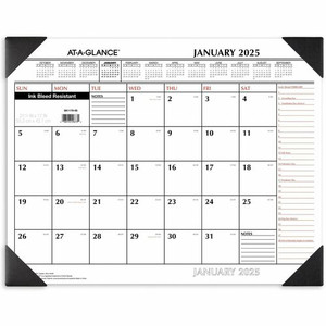 At-A-Glance 2-Color Desk Pad - Extra Large - Julian Dates - Yearly - 12 Month - January 2026 to December 2026 Product Image 