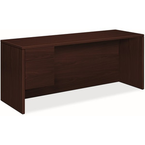 HON 10500 H10546L Pedestal Credenza - 29.5" Height x 72" Width x 24" Depth - 2 x Box, File Drawer(s)Left Side - Flat Edge Product Image 