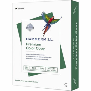 Hammermill Premium Color Copy Paper - White - 100 Brightness - Letter - 8 1/2" x 11" - 28 lb Basis Weight - (HAM102467) Product Image 