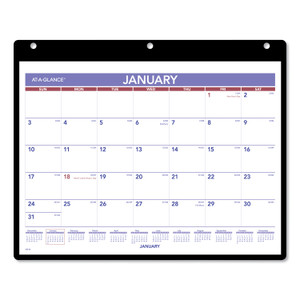 At-A-Glance Monthly Desk Wall Calendar with Jacket, Small, 11" x 8" - Small - Julian Dates - Monthly - 12 Month - January 2026 to December 2026 (AAGSK800) Product Image 