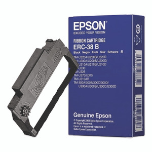 Epson ERC38B Dot Matrix Ribbon Cartridge - Black - 1 Each (EPSERC38B) Product Image 