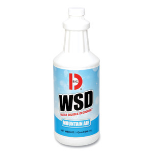 Big D Industries Water-Soluble Deodorant, Mountain Air, 32 oz Bottle, 12/Carton View Product Image