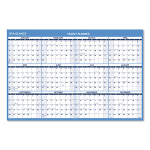 At-A-Glance Horizontal Reversible Erasable Wall Calendar - Extra Large - Julian Dates - Yearly - 12 Month - January 2026 to December 2026 (AAGPM30028) Product Image 