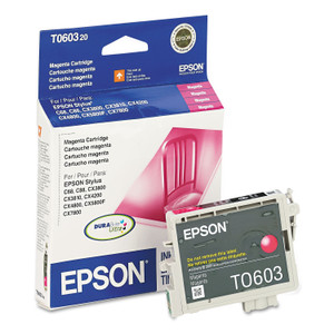Epson DURABrite Original Inkjet Ink Cartridge - Magenta - 1 Each - Inkjet - Magenta (EPST060320S) Product Image 