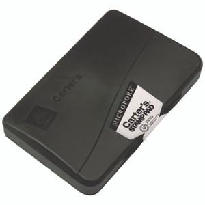 Carter's Micropore Black Stamp Pad, 3.15" x 6.12" (21282) - 3.2" Width x 6.1" Length - Black Ink - Black (AVE21282) Product Image 