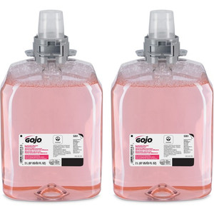 Gojo FMX-20 Luxury Foam Soap - Cranberry Scent - 2.11 quart - Hand - Moisturizing - Translucent Pink Product Image 