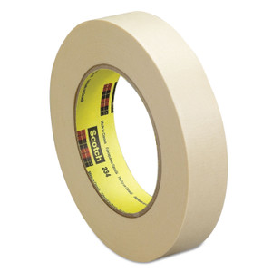 Scotch General-Purpose Masking Tape - 60 yd Length x 0.75" Width x 5.9 mil Thickness - 3" Core - Tan - Rubber Backing - For Multipurpose (MMM23434) Product Image 
