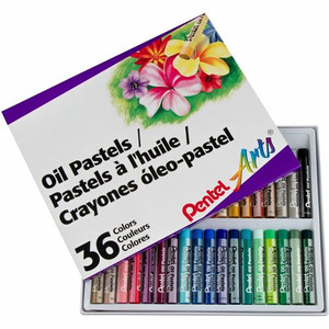 Pentel Arts Oil Pastels - Assorted - (PENPHN36) Product Image 