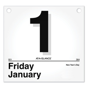 At-A-Glance "Today Is"Wall Calendar Refill - Large - Julian Dates - Daily - 12 Month - January 2026 to December 2026 (AAGK450) Product Image 