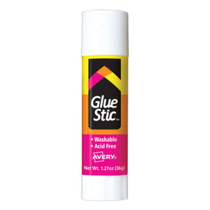 Avery Permanent Glue Stic - 1.27 oz - White (AVE00196) Product Image 