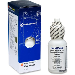 First Aid Only Pur-Wash Eyewash - 1 fl oz - For Irritated Eyes Product Image 