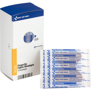 First Aid Only Fingertip Fabric Bandages - Beige Product Image 