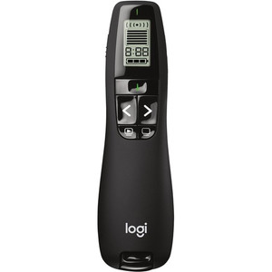 Logitech R800 Laser Presentation Remote - For Visual Presenter LCD - Radio Frequency - 100 ft Operating Distance - BatteryBlack Product Image 