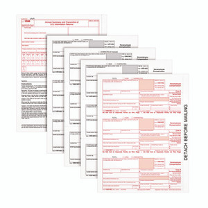 TOPS 5-part 1099-NEC Tax Forms - 5 Part - White - (TOP22993NEC) (TOP22993NEC) Product Image 