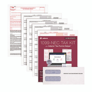 TOPS 5-part 1099-NEC Tax Forms - 5 Part - White - (TOP22905KITNEC) (TOP22905KITNEC) Product Image 