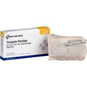 First Aid Only 40" Triangular Bandage - - 4" Width x 2.25" Length - Off White Product Image 