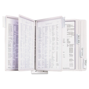 DURABLE Sherpa 10-Panel Wall Reference System - 10 Panels - Support Letter 8.50" x 11" Media - Expandable, Removable Sleeve (DBL554110) Product Image 