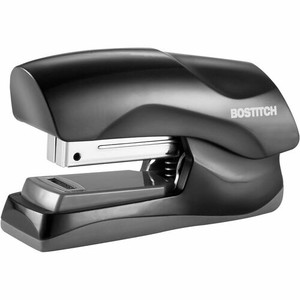 Bostitch Half Strip Flat Clinch Stapler - Staples Upto 40 Sheet - Holds Upto 105 Staple - Half Strip - Black - Plastic, Rubber Product Image 