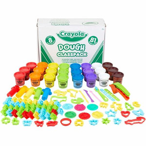 Crayola 8-Color Dough Classpack with Modeling Tools - Modeling, Fun and Learning - Recommended For 2 Year - Assorted Product Image 
