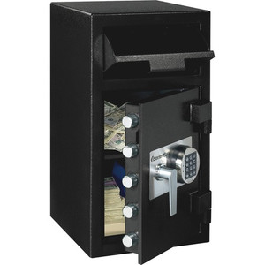 Sentry Safe Depository Electronic Lock Safe - 1.60 ft - Programmable, Electronic Lock - 5 Live-locking Bolt(s) - Fire Resistant, Water Resistant, Theft Resistant - for Home, Money, Document (SENDH134E) Product Image 