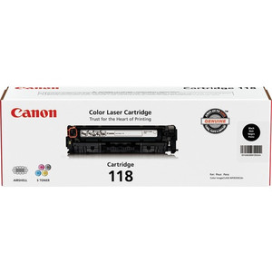 Canon Original Laser Toner Cartridge - Black - 1 Each - (CNMCRTDG118BK) (CNMCRTDG118BK) Product Image 