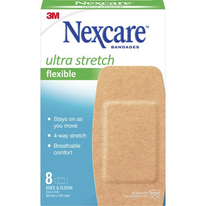 Nexcare Soft 'n Flex Bandages, 2"W - 8 - 1.88" Width x 4" Length - Tan Product Image 