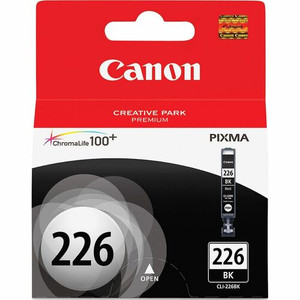 Canon CLI-226BK Original Inkjet Ink Cartridge - Black - 1 Each - Inkjet - Black Product Image 