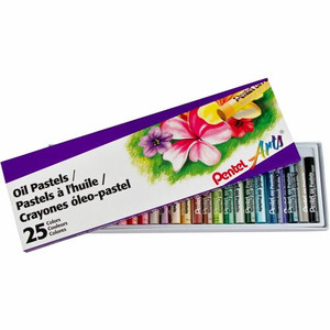 Pentel Arts Oil Pastels - Assorted - (PENPHN25) Product Image 