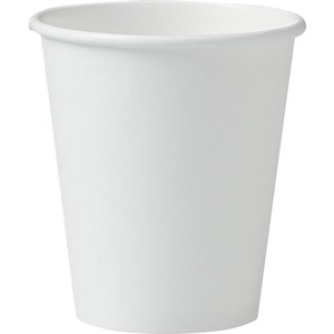 Solo 6 oz Paper Hot Cups - 6 fl oz - White - Paper - Hot Drink, Coffee, Tea, Cocoa - 50/Bag (SCC376W2050) Product Image 