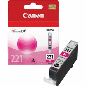 Canon CLI-221M Original Inkjet Ink Cartridge - Magenta - 1 Each Product Image 
