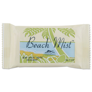 Beach Mist Face and Body Soap, Beach Mist Fragrance, # 1 1/2 Bar, 500/Carton (BHMNO15A) View Product Image