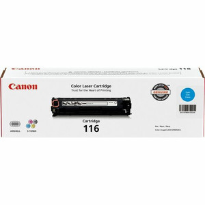 Canon 116 Original Laser Toner Cartridge - Cyan - 1 Each Product Image 