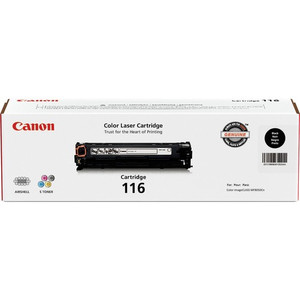 Canon 116 Original Laser Toner Cartridge - Black - 1 Each (CNMCRTDG116BK) Product Image 