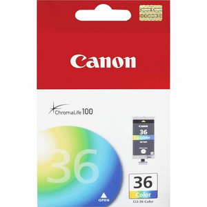 Canon CLI-36 Original Inkjet Ink Cartridge - Cyan, Magenta, Yellow - 1 Each - Inkjet - Cyan, Magenta, Yellow Product Image 