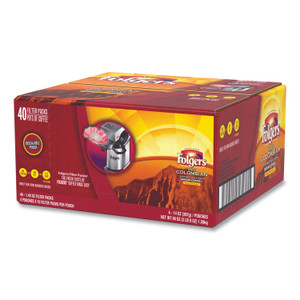 Folgers Coffee Filter Packs, 100% Colombian, 1.4 oz Pack, 40/Carton View Product Image