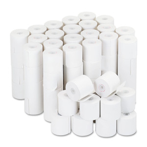 Universal Impact and Inkjet Print Bond Paper Rolls, 0.5" Core, 2.25" x 126 ft, White, 100/Carton Product Image 